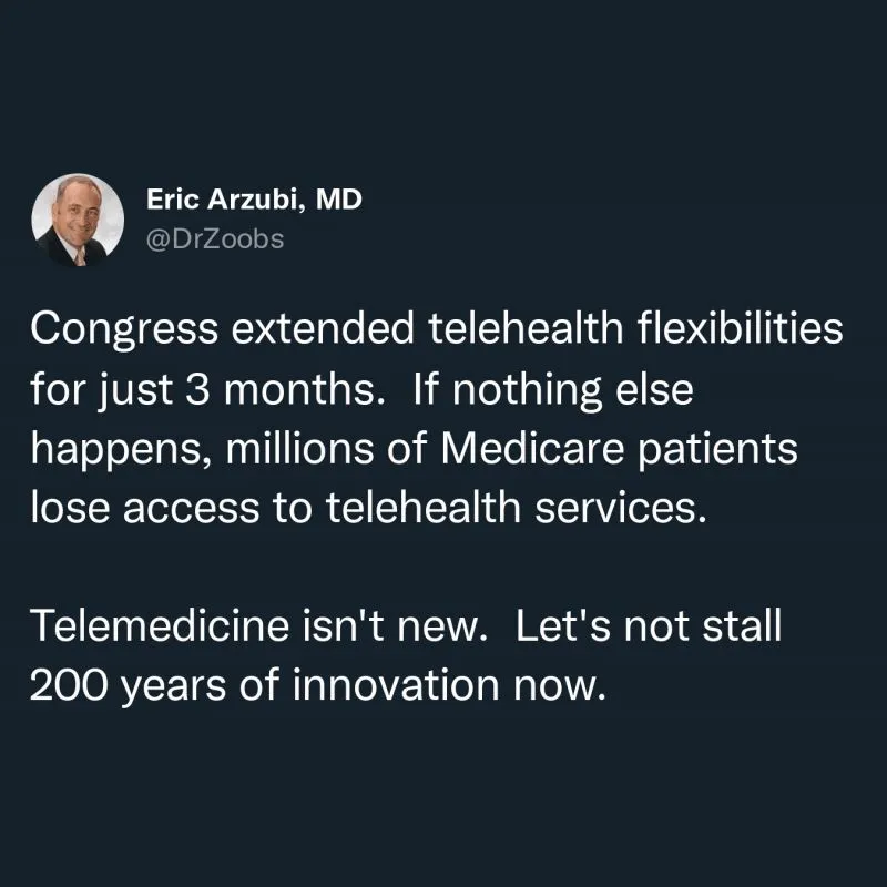 media preview image for blog 'Telemedicine: 200 Years of Innovation at Risk'